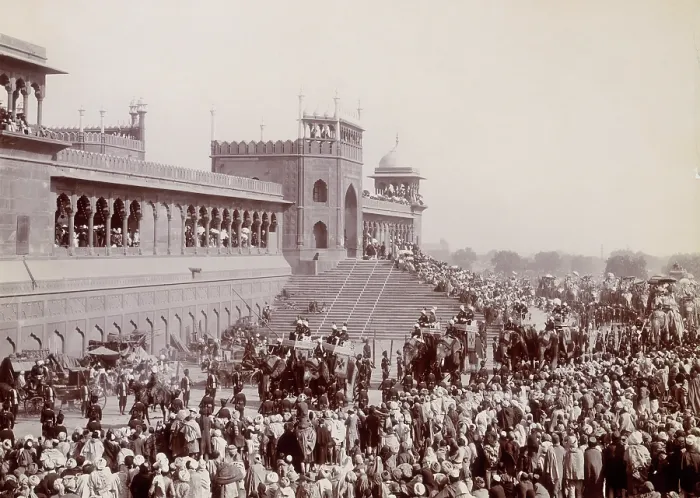 Framed Print : State entry into Delhi, India, 1902. Creator: Unknown