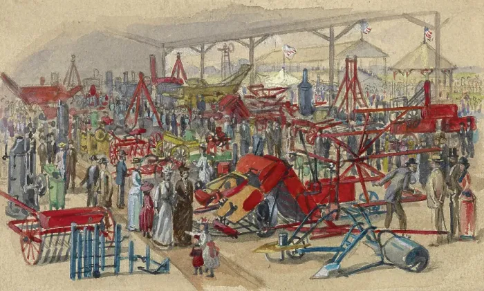 Framed Print : State Fair, 1895-1900. Creator: Otto Stark Framed Print : State Fair, 1895-1900. Creator: Otto Stark