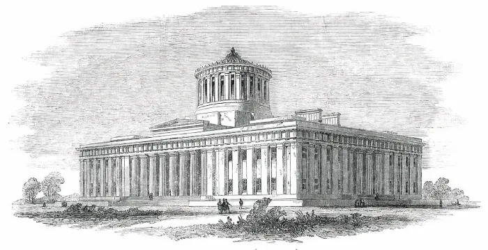 Framed Print : The State-House, Ohio, 1850. Creator: Unknown Framed Print : The State-House, Ohio, 1850. Creator: Unknown