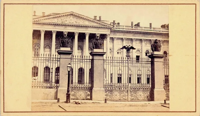 Framed Print : State Museum of Russian Art, Michael Palace, mid-19th century. Creator: Alfred Lorens