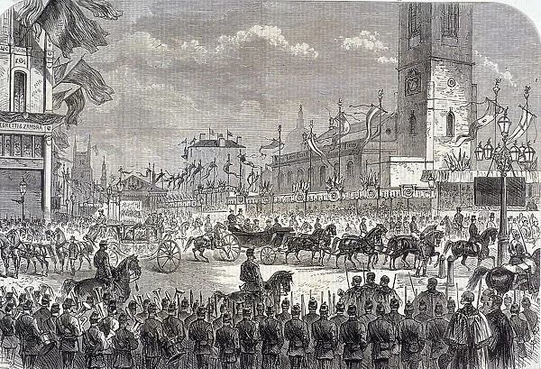 State opening of Holborn Viaduct, London, 1869