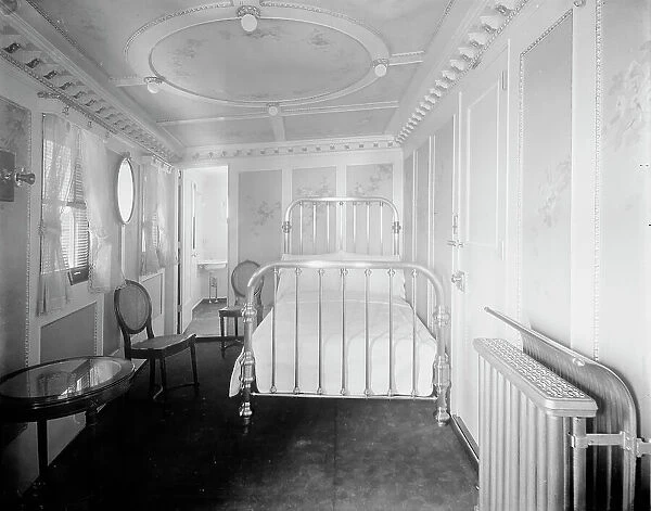 A State room, Str. City of Cleveland, [Detroit & Cleveland Navigation Co.], (1908?). Creator: Unknown. A State room, Str. City of Cleveland, [Detroit & Cleveland Navigation Co.], (1908?). Creator: Unknown
