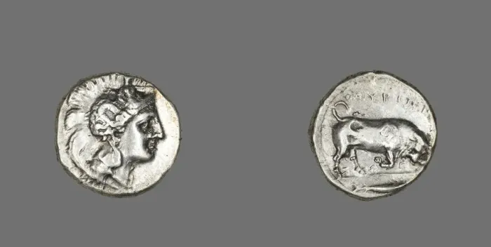 Framed Print : Stater (Coin) Depicting the Goddess Athena, 350-320 BCE. Creator: Unknown Framed Print : Stater (Coin) Depicting the Goddess Athena, 350-320 BCE. Creator: Unknown
