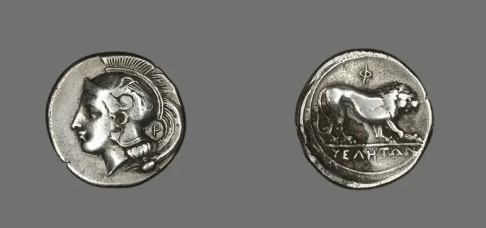Framed Print : Stater (Coin) Depicting the Goddess Athena, 400-317 BCE. Creator: Unknown Framed Print : Stater (Coin) Depicting the Goddess Athena, 400-317 BCE. Creator: Unknown