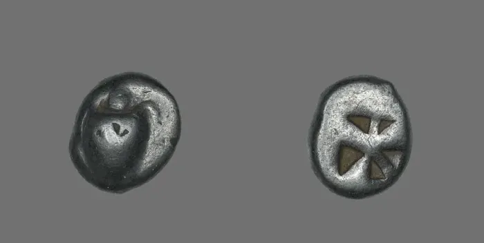 Framed Print : Stater (Coin) Depicting a Sea Turtle, 600-550 BCE. Creator: Unknown Framed Print : Stater (Coin) Depicting a Sea Turtle, 600-550 BCE. Creator: Unknown