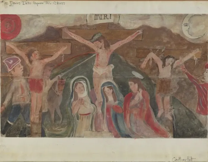 Framed Print : Station of the Cross No. 12: Jesus Dies Upon the Cross, c. 1936 Framed Print : Station of the Cross No. 12: Jesus Dies Upon the Cross, c. 1936