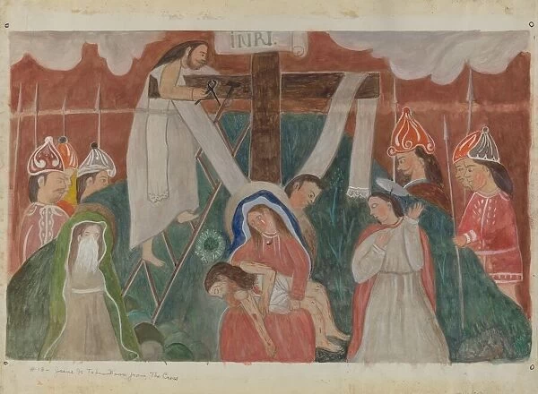 Station of the Cross No. 13: 'Jesus is Taken Down from the Cross, c. 1936