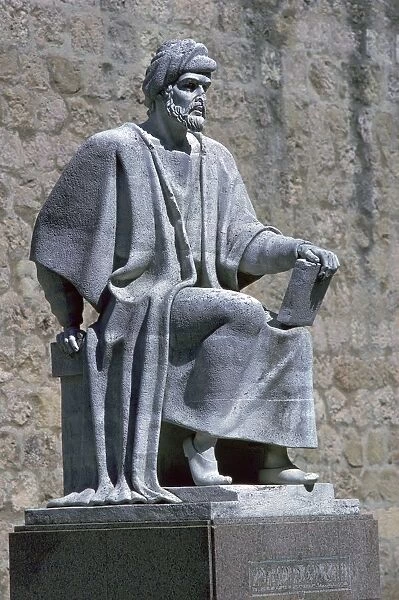 Statue of Averroes from Cordoba, 12th century