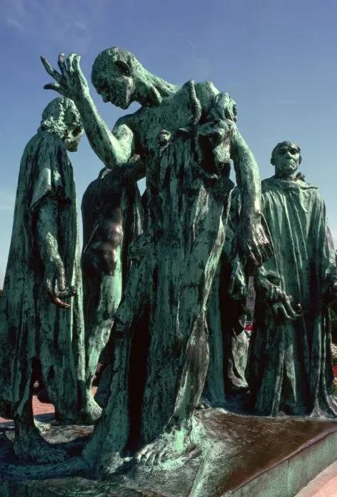 Framed Print : Statue of the Burghers of Calais, 19th century. Artist: Auguste Rodin Framed Print : Statue of the Burghers of Calais, 19th century. Artist: Auguste Rodin