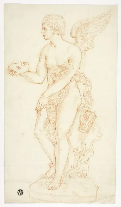 Framed Print : Statue of Cupid, n. d. Creator: Unknown Framed Print : Statue of Cupid, n. d. Creator: Unknown