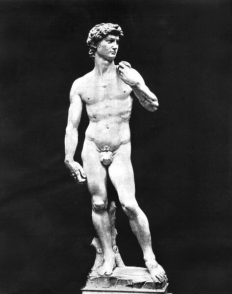 Statue of David, Florence, Italy, 1893. Artist: John L Stoddard
