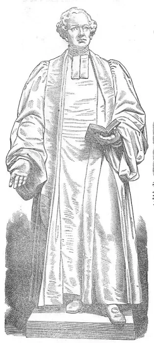 Framed Print : Statue of the Dean of Ripon, St. George's Hall, Liverpool, 1871. Creator: Unknown Framed Print : Statue of the Dean of Ripon, St. George's Hall, Liverpool, 1871. Creator: Unknown