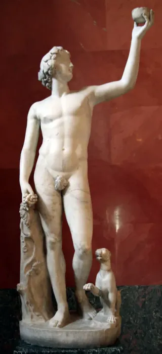 Framed Print : Statue of Dionysus, God of Wine and patron of wine making Framed Print : Statue of Dionysus, God of Wine and patron of wine making