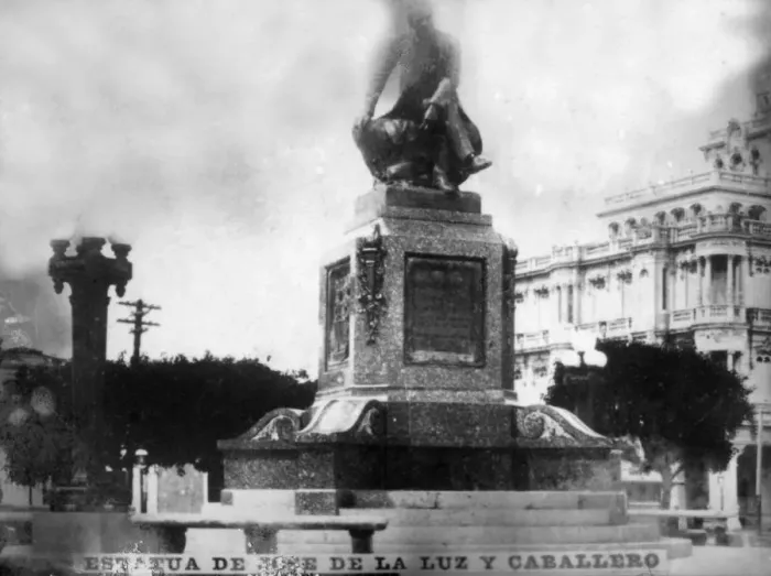Framed Print : Statue of Don Jose de la Luz Caballero, (1912), 1920s Framed Print : Statue of Don Jose de la Luz Caballero, (1912), 1920s