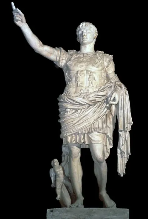 Framed Print : Statue of the Emperor Augustus, 2nd century Framed Print : Statue of the Emperor Augustus, 2nd century