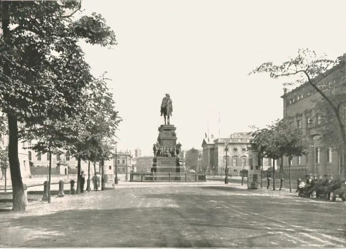 Framed Print : Statue of Frederick the Great, Unter Den Linden, Berlin, Germany, 1895. Creator Framed Print : Statue of Frederick the Great, Unter Den Linden, Berlin, Germany, 1895. Creator