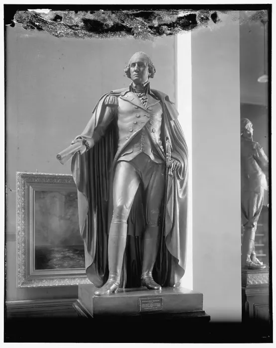 Framed Print : Statue of George Washington, between 1910 and 1920. Creator: Harris & Ewing. Statue of George Washington, between 1910 and 1920. Creator: Harris & Ewing Framed Print : Statue of George Washington, between 1910 and 1920. Creator: Harris & Ewing. Statue of George Washington, between 1910 and 1920. Creator: Harris & Ewing