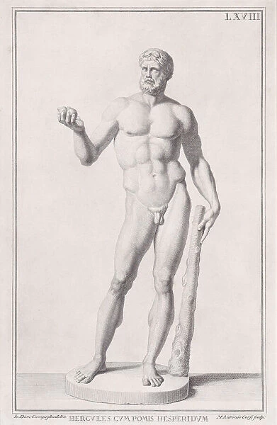 Statue of Hercules, 1734. Creator: Marc Antonio Corsi