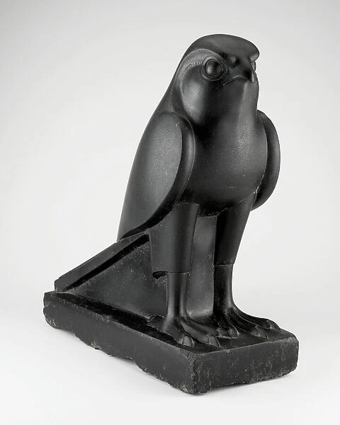 Statue of Horus, Egypt, Ptolemaic Period (332-30 BCE). Creator: Unknown