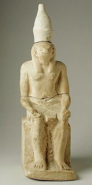 Statue of Horus, Seated (image 1 of 2), Probably Greco-Roman Period (332 BCE-337 CE). Creator: Unknown