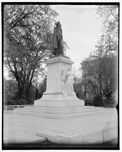 Statue of John Barry, Commodore United States Navy, between 1910 and 1920. Creator: Harris & Ewing. Statue of John Barry, Commodore United States Navy, between 1910 and 1920. Creator: Harris & Ewing