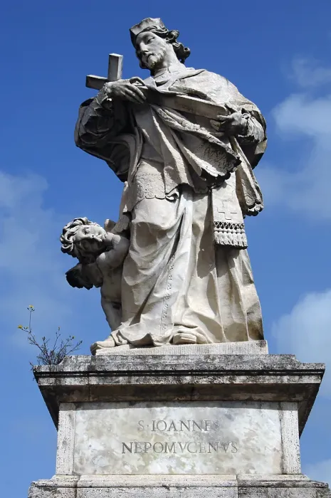 Framed Print : Statue of John of Nepomuk (1345-1393), Saint of Bohemia, Ponte Milvio, Rome, Italy, 2009. Creator: LTL Framed Print : Statue of John of Nepomuk (1345-1393), Saint of Bohemia, Ponte Milvio, Rome, Italy, 2009. Creator: LTL
