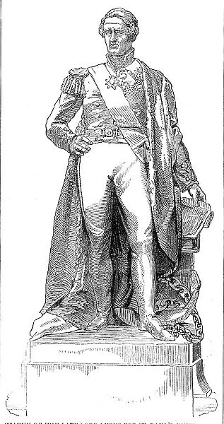 Statue of the late Lord Lyons for St. Paul's Cathedral, 1860. Creator: Unknown