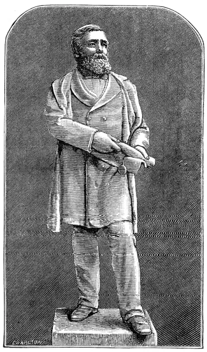 Framed Print : Statue of the late Mr. Bolckow, 1881. Creator: Unknown Framed Print : Statue of the late Mr. Bolckow, 1881. Creator: Unknown