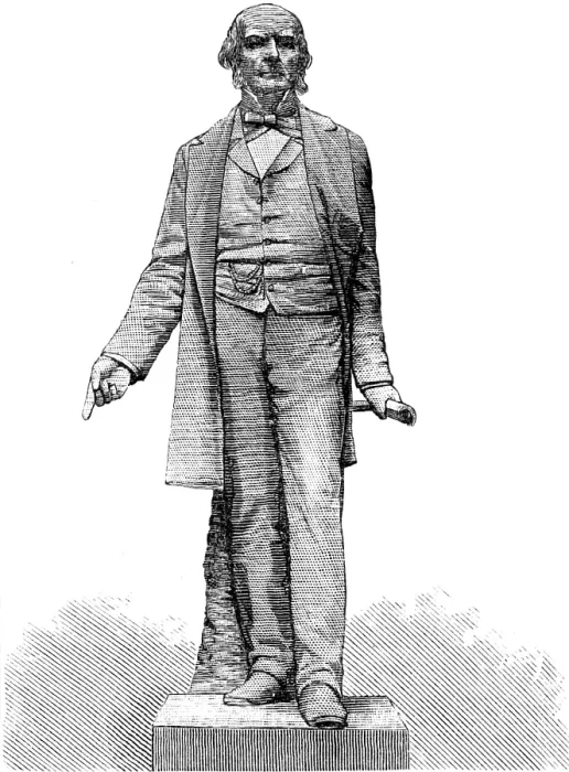 Framed Print : Statue of Mr. Gladstone at the City Liberal Club, 1883. Creator: Unknown Framed Print : Statue of Mr. Gladstone at the City Liberal Club, 1883. Creator: Unknown