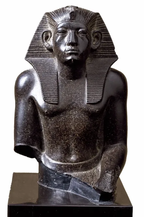 Framed Print : Statue of the Pharaoh Amenemhat III, 19th century BC. Creator: Ancient Egypt Framed Print : Statue of the Pharaoh Amenemhat III, 19th century BC. Creator: Ancient Egypt