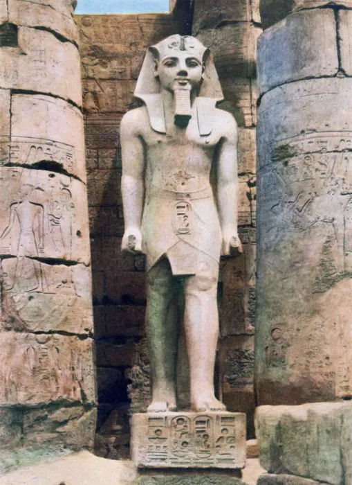 Framed Print : Statue of Ramses II, Luxor, Egypt, 20th century Framed Print : Statue of Ramses II, Luxor, Egypt, 20th century
