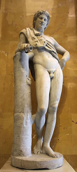 Statue of a resting satyr