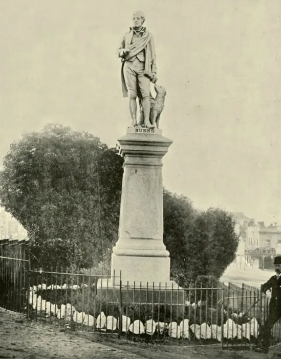 Framed Print : Statue of Robert Burns, Ballarat, 1901. Creator: Unknown Framed Print : Statue of Robert Burns, Ballarat, 1901. Creator: Unknown