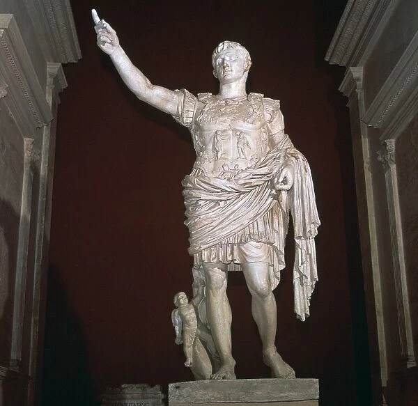 Statue of the Roman Emperor Augustus, 1st century BC