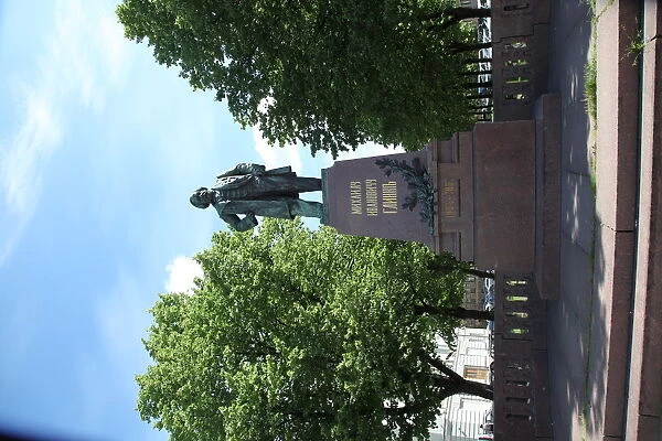 Statue of the Russian composer Mikhail Glinka, St Petersburg, Russia, 2011. Artist: Sheldon Marshall
