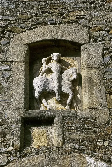 Framed Print : Statue of St James the Moor-slayer in Cubo's Arch, Zafra, Extremadura, Spain (2001). Creator: LTL Framed Print : Statue of St James the Moor-slayer in Cubo's Arch, Zafra, Extremadura, Spain (2001). Creator: LTL