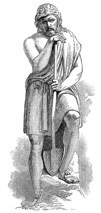 Framed Print : Statues for the Egyptian Hall in the Mansion House: Timon - by F. Thrupp, 1856. Creator: Unknown. Statues for the Egyptian Hall in the Mansion House: Timon - by F. Thrupp, 1856. Creator: Unknown Framed Print : Statues for the Egyptian Hall in the Mansion House: Timon - by F. Thrupp, 1856. Creator: Unknown. Statues for the Egyptian Hall in the Mansion House: Timon - by F. Thrupp, 1856. Creator: Unknown