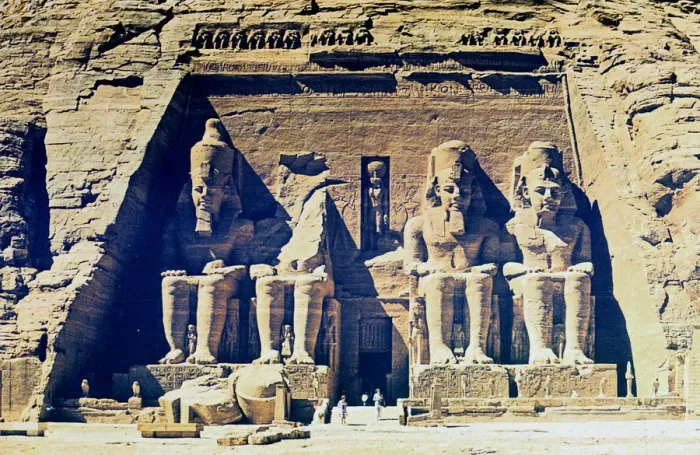 Framed Print : Statues of Rameses II outside the entrance to the main temple at Abu Simbel, Egypt, 13th Century BC Framed Print : Statues of Rameses II outside the entrance to the main temple at Abu Simbel, Egypt, 13th Century BC