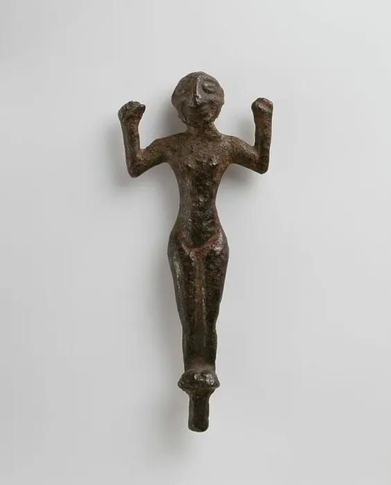 Framed Print : Statuette of a Female Figure, 6th-5th century BC. Creator: Unknown Framed Print : Statuette of a Female Figure, 6th-5th century BC. Creator: Unknown