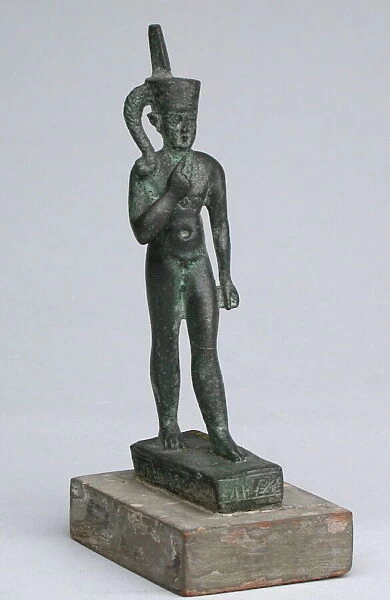 Statuette of the God Harpocrates, Egypt, Late Period-Ptolemaic Period (664-30 BCE)