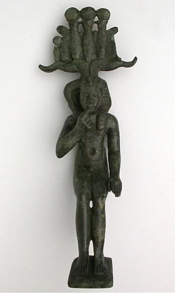 Statuette of the God Horus as a Child (Harpokrates), Egypt