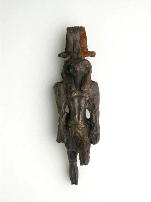 Framed Print : Statuette of the God Horus, Egypt, Third Intermediate Period, Dynasties 22-25 (
