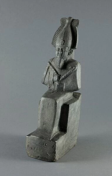 Statuette of the God Osiris Seated, Egypt, Late Period, Dynasty 26-31 (664-332 BCE)