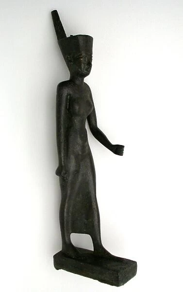 Statuette of the Goddess Neith, Egypt, Late Period, Dynasty 26 (664-525 BCE)