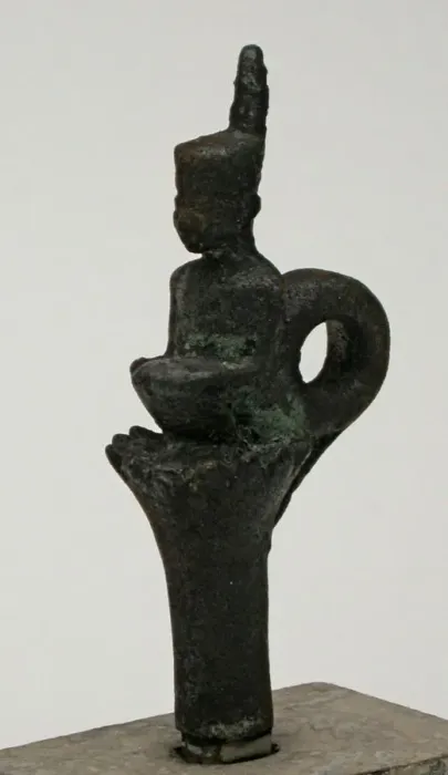 Framed Print : Statuette of the Goddess Neith Sitting on a Lotus, Egypt, Late Period (664-332 BCE) Framed Print : Statuette of the Goddess Neith Sitting on a Lotus, Egypt, Late Period (664-332 BCE)