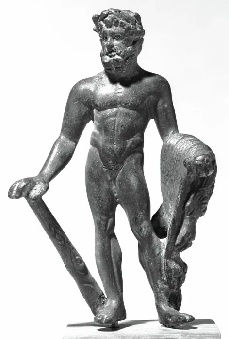 Framed Print : Statuette of Hercules Holding the Apples of the Hesperides, 2nd-3rd century A.D. Creator: Unknown Framed Print : Statuette of Hercules Holding the Apples of the Hesperides, 2nd-3rd century A.D. Creator: Unknown