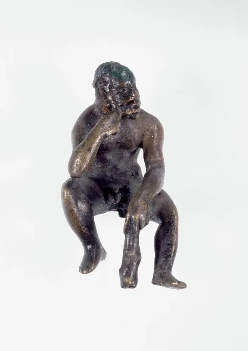 Framed Print : Statuette of Seated Hercules, 2nd century A.D. Creator: Unknown Framed Print : Statuette of Seated Hercules, 2nd century A.D. Creator: Unknown
