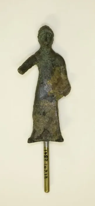 Framed Print : Statuette of a Woman, 4th century BCE. Creator: Unknown Framed Print : Statuette of a Woman, 4th century BCE. Creator: Unknown