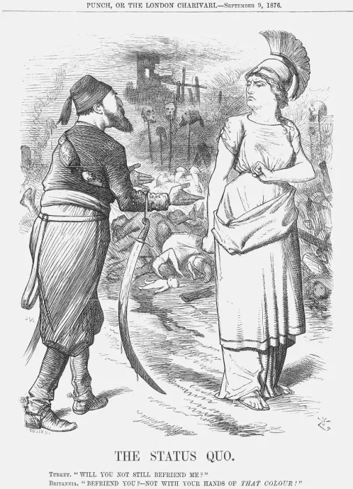 Framed Print : The Status Quo, 1876. Artist: Joseph Swain Framed Print : The Status Quo, 1876. Artist: Joseph Swain