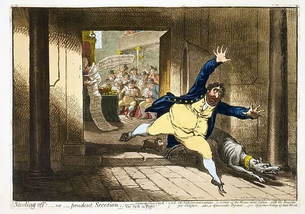 Stealing off; - or - prudent Secession, 1798